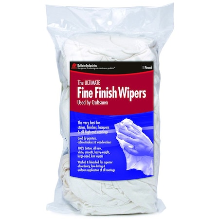 Buffalo Industries 1 Lb  Fine Finish Prem Knit Rags 12030